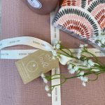 מפה חגיגית דמוי פשתן - צבע פודרה