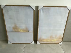 תמונות מסגרת עץ ענקיות- דגם שקיעה