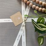 מפה חגיגית דמוי פשתן- ירוק מרווה