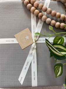 מפה חגיגית דמוי פשתן- ירוק מרווה