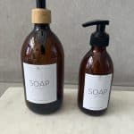 דיספנסר זכוכית חום- 2 גדלים