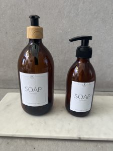 דיספנסר זכוכית חום- 2 גדלים