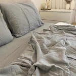 סט מצעים טטרה אפור- מיטה וחצי