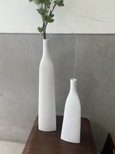 ⁦אגרטל שייפ לבן- 2 גדלים⁩ – תמונה ⁦3⁩