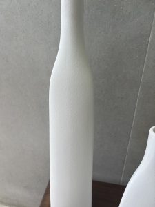 ⁦אגרטל שייפ לבן- 2 גדלים⁩ – תמונה ⁦2⁩