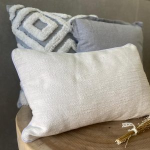 ⁦סט כריות אפור לבן⁩ – תמונה ⁦4⁩
