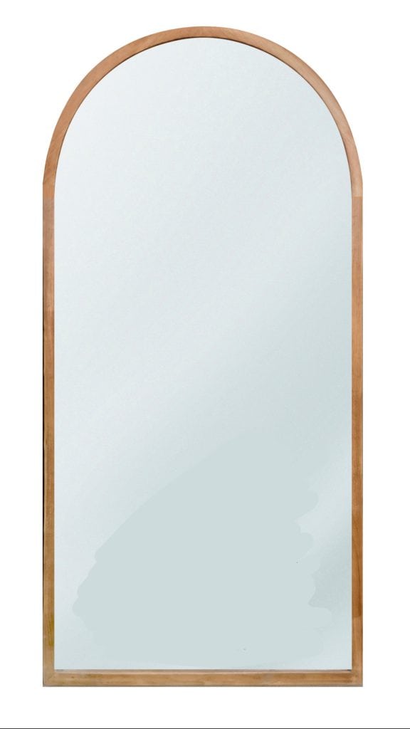 מראת קשת מסגרת עץ