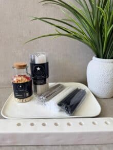 חבילת נרות חנוכה מיקס אפור – תמונה 2