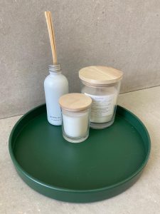 ⁦מגש מתכת עגול- 2 צבעים⁩ – תמונה ⁦4⁩