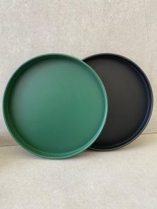 ⁦מגש מתכת עגול- 2 צבעים⁩ – תמונה ⁦8⁩