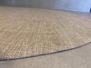 ⁦שטיח אירופה קפה/שמנת- עגול⁩ – תמונה ⁦11⁩