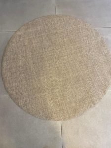 ⁦שטיח אירופה קפה/שמנת- עגול⁩ – תמונה ⁦7⁩