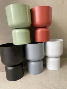 אגרטל מתכת לעציץ – תמונה 8