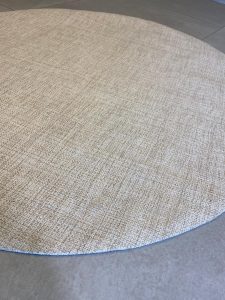 שטיח אירופה קפה/שמנת- עגול