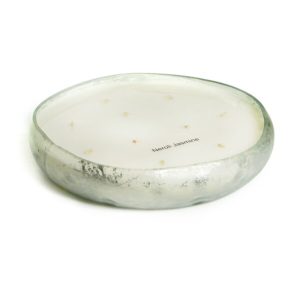 נר ריחני כסוף - 2 גדלים לבחירה – תמונה 3
