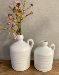 אגרטל חרס פסים - 2 גדלים