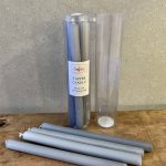 מארז 4 נרות אפורים