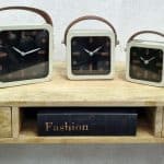 שעון שולחני שמנת