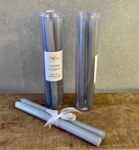 ⁦מארז 4 נרות אפורים⁩ – תמונה ⁦2⁩