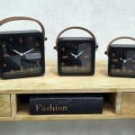 שעון שולחני שחור