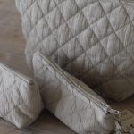 נרתיק/תיק איפור קוילט פסים