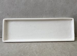 מגש בטון לבן מלבני – תמונה 5