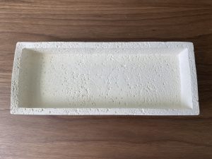 ⁦מגש בטון מלבני לבן⁩ – תמונה ⁦4⁩