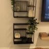 ⁦יחידת מדפים לתליה- שחור⁩ – תמונה ⁦5⁩