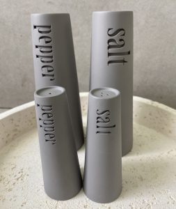 ⁦סט מלח פלפל - בטון⁩ – תמונה ⁦3⁩