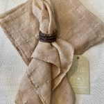 סט חבקי קוקוס עם מפיות כותנה