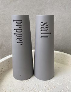 ⁦סט מלח פלפל - בטון⁩ – תמונה ⁦5⁩