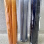 מארז 4 נרות כתום/שחור