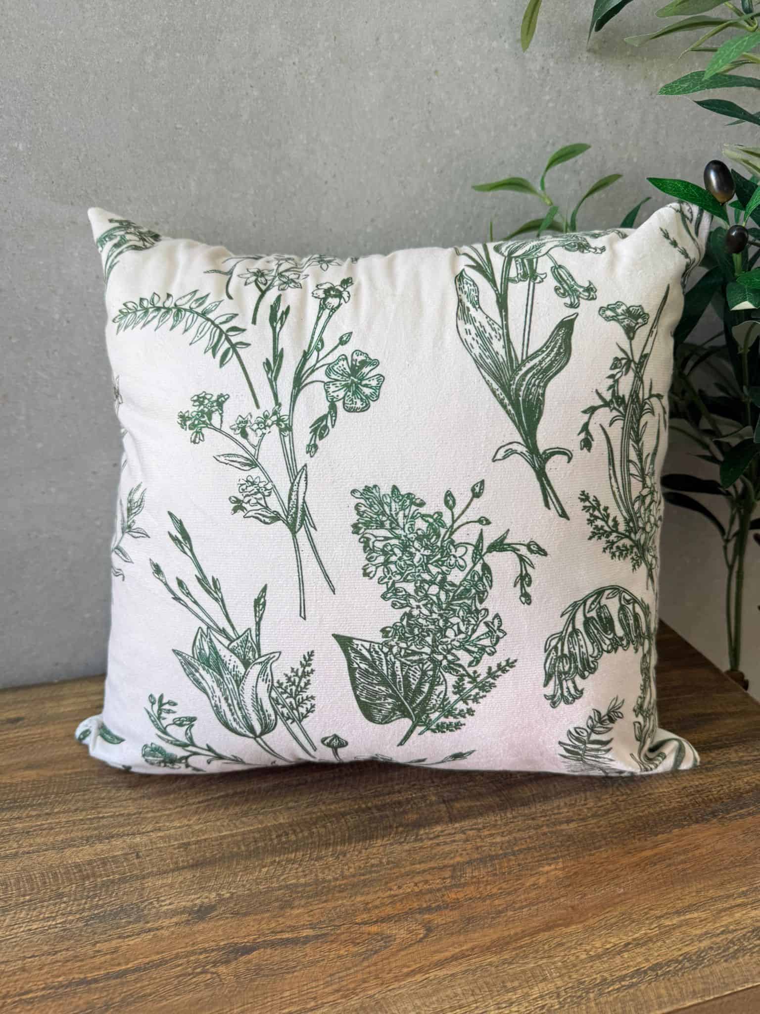 כרית ירוק בוטני (1) כרית בוטניקה – תמונה 1