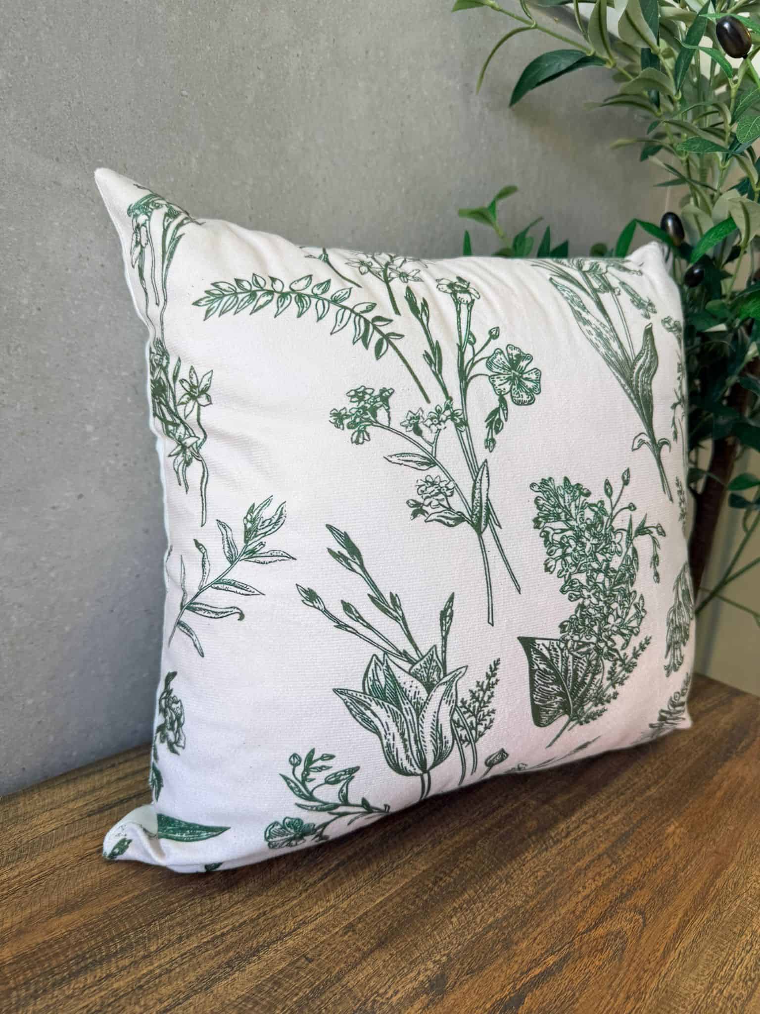 כרית ירוק בוטני (2) כרית בוטניקה – תמונה 4