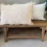 כרית אליס מלבנית לבן/שמנת