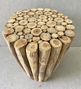 ⁦שולחן צד בולי עץ⁩ – תמונה ⁦5⁩