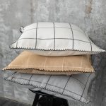 כרית משבצות סאלי - 3 צבעים לבחירה