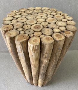 ⁦שולחן צד בולי עץ⁩ – תמונה ⁦3⁩