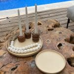 פמוט ספירלה - 2 גדלים לבחירה