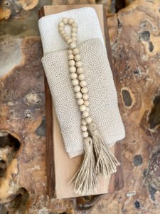 זוג מגבות מטבח סרוגות