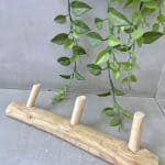 קולב עץ טבעי