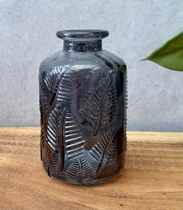 ⁦בקבוקון זכוכית אפור - 2 דגמים⁩ – תמונה ⁦5⁩