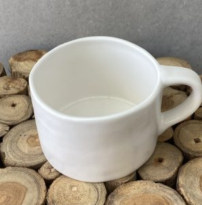 ⁦ספל קרמיקה ישר נמוך⁩ – תמונה ⁦2⁩