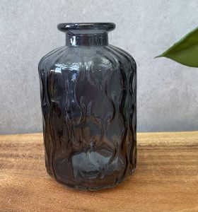 ⁦בקבוקון זכוכית אפור - 2 דגמים⁩ – תמונה ⁦4⁩