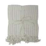 כיסוי מיטה לורה לבן - זוגי