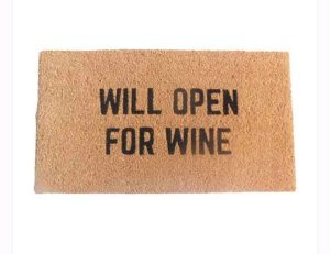 שטיח סף WILL OPEN FOR WINE