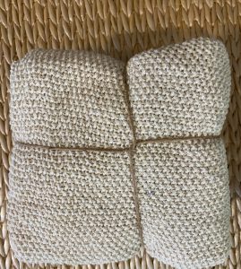 ⁦זוג מגבות מטבח סרוגות⁩ – תמונה ⁦4⁩