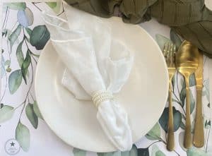 פלייסמנט עלים מנייר חד פעמי – תמונה 6