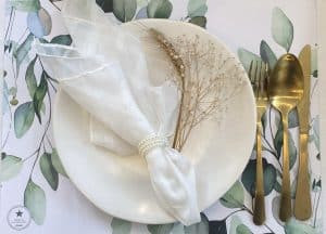 פלייסמנט עלים מנייר חד פעמי – תמונה 4