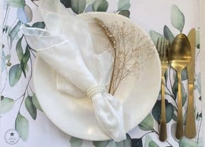 פלייסמנט עלים מנייר חד פעמי – תמונה 2